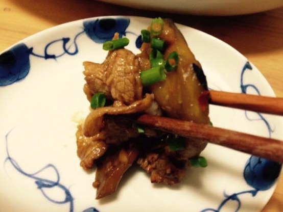 甜麺醤　レシピ　豚肉IMG 4659