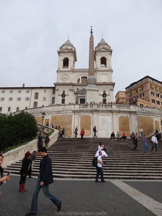 スペイン広場 ローマ 新婚旅行 01794
