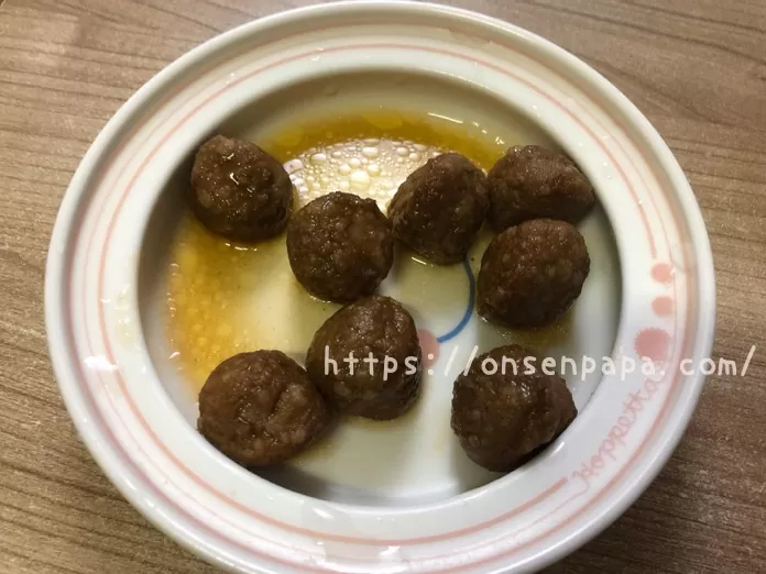 赤ちゃん　ミートボール　　IMG 2953