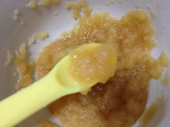 赤ちゃん 離乳食 リンゴIMG 7057