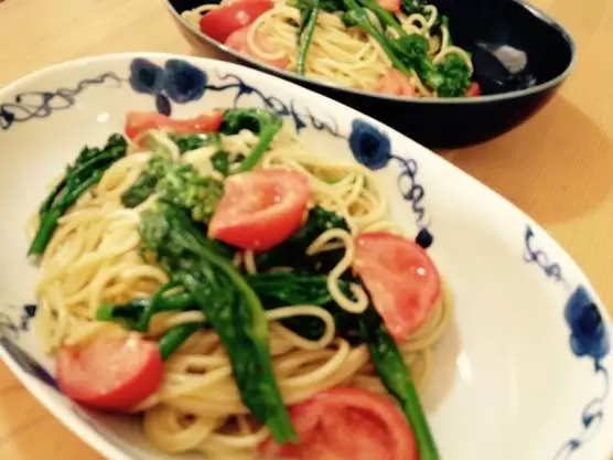 春野菜 パスタ レシピIMG 8427