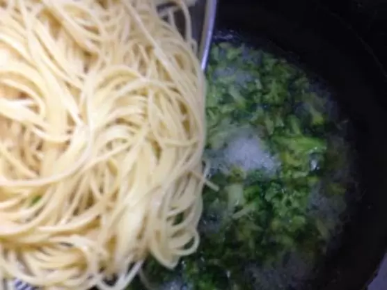 ブロッコリー パスタ レシピIMG 7232