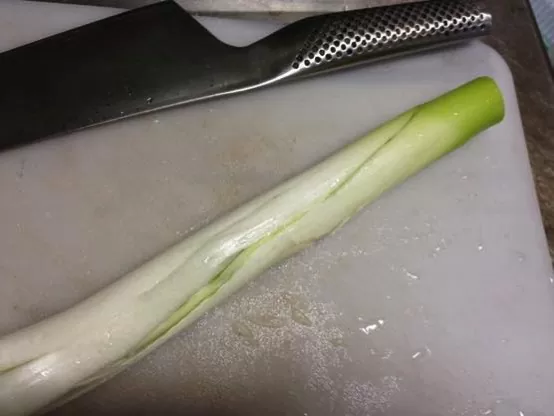 麻婆豆腐やチャーハン用の長ネギの切り方