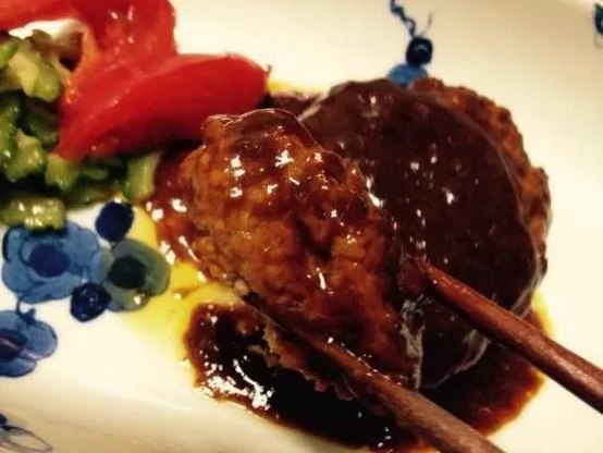 セブン イレブン 金のハンバーグ 手抜きレシピIMG 6291