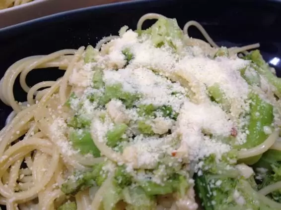 幼児食 パスタ レシピ 簡単 ブロッコリーIMG 9523