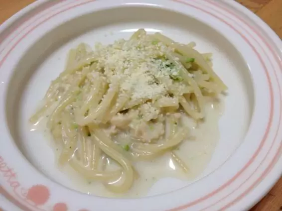 幼児食 パスタ レシピ 簡単 ブロッコリーIMG 9482