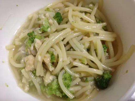 幼児食 パスタ レシピ 簡単 ブロッコリーIMG 9464