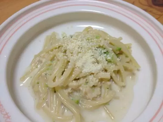 幼児食 パスタ レシピ 簡単 ブロッコリーIMG 9481