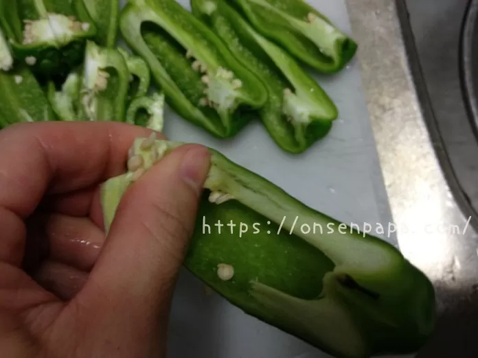 ピーマン　幼児　レシピ  IMG 9622