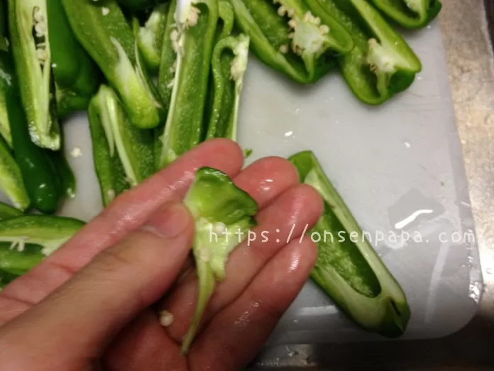 ピーマン　幼児　レシピ  IMG 9624