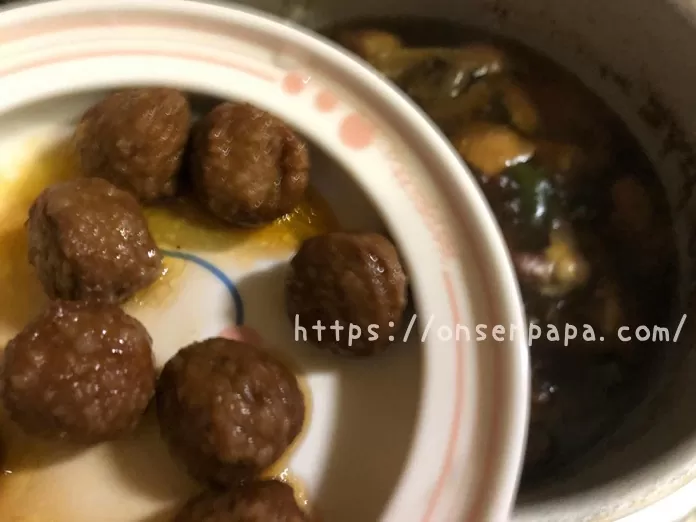 赤ちゃん　ミートボール　　IMG 2956