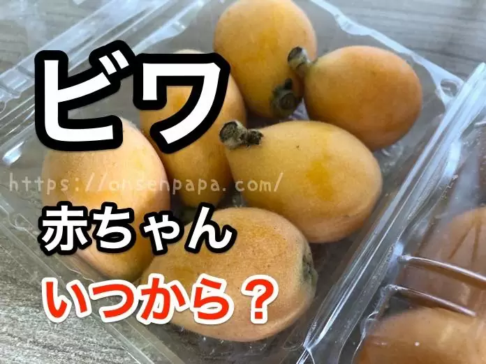 赤ちゃんにビワは離乳食でいつから大丈夫
